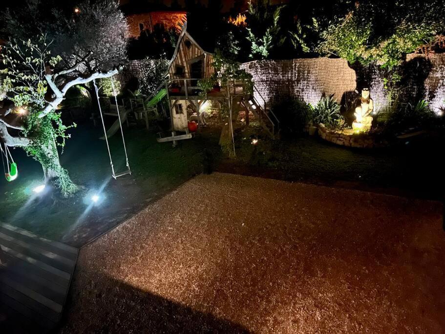 Villa Exotica Et Belle Cabane En Bois Ideal Famille Roquefort-les-Pins Extérieur photo