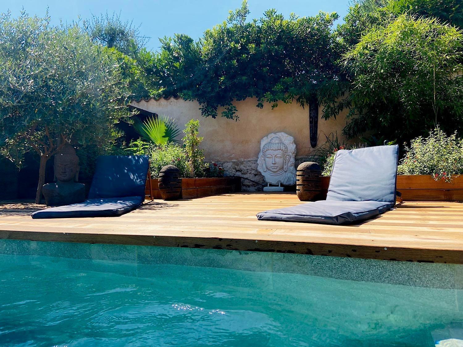 Villa Exotica Et Belle Cabane En Bois Ideal Famille Roquefort-les-Pins Extérieur photo